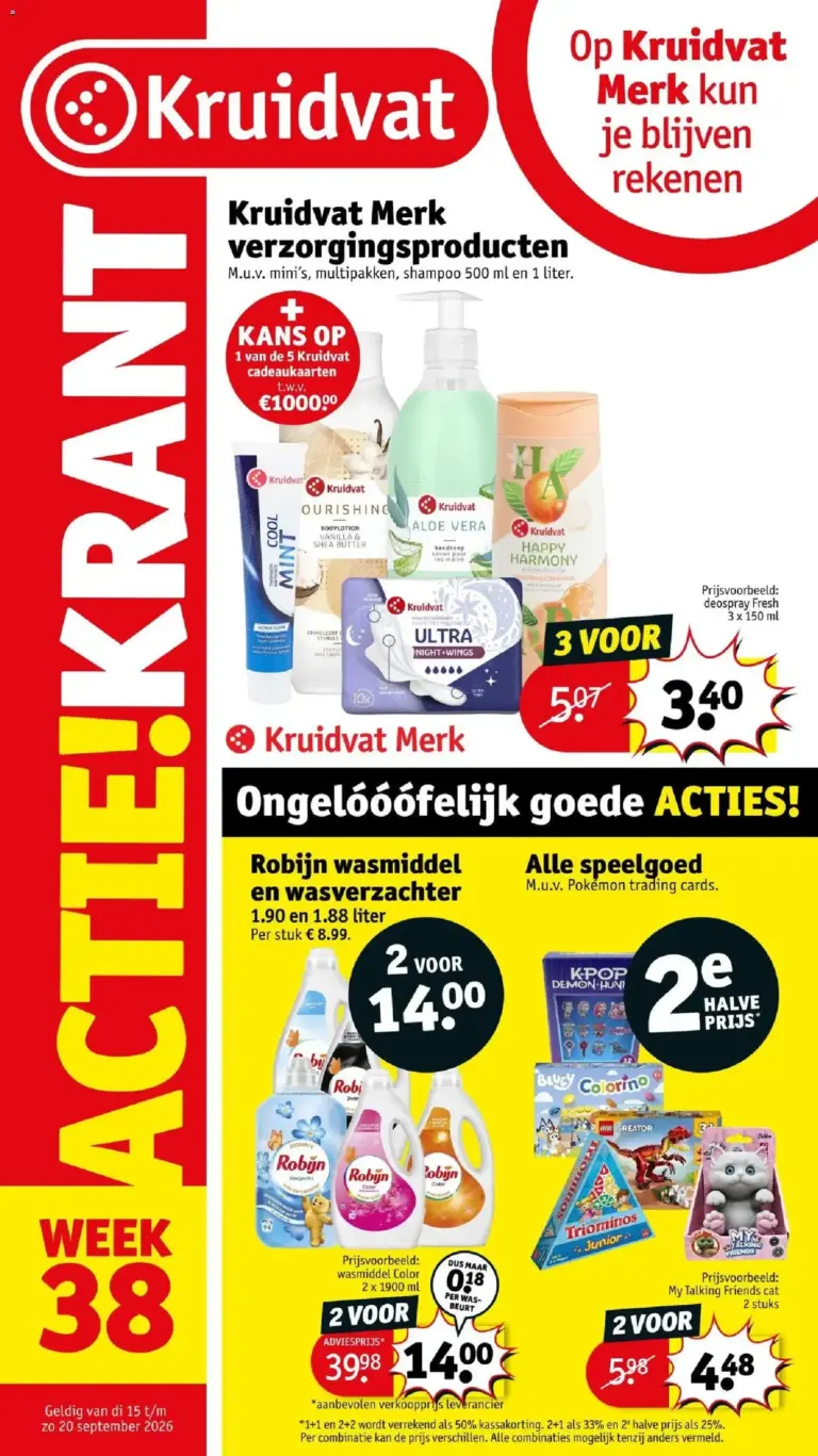 Kruidvat folder 15-09-2026 -