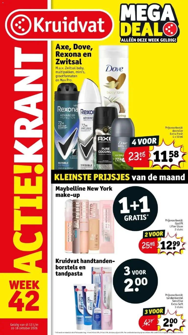 Kruidvat folder 12-10-2026 - volgende deze week