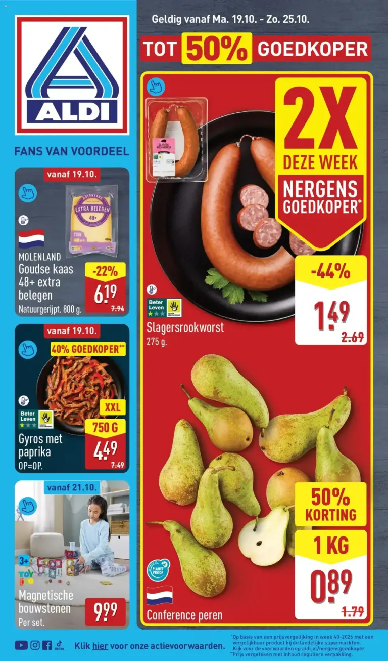Aldi folder 19-10-2026 volgende deze week